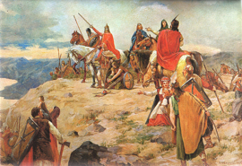 7th-century Croats reach the Adriatic