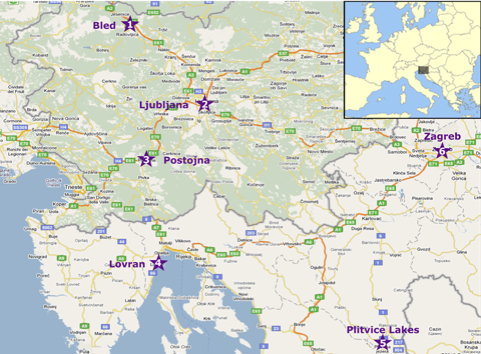 Stops on our journey