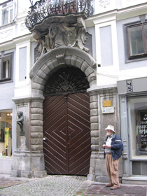 Doorway of the Schweiger House, 18th century
