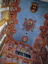 Heraldic decor in the castle's chapel