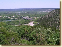 Looking down at Junction, TX  -- click to enlarge