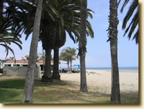Beach restaurant at Santa Barabara -- click to enlarge